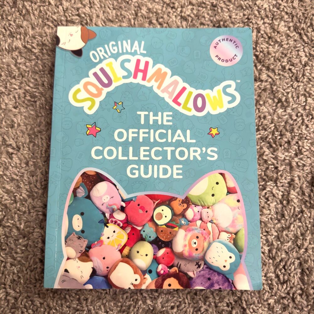 Original Squishmallows : The Official Collector’s Guide Paperback Authentic Book